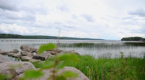 Summer lake Stock Footage 56542588