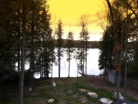 Summer Lake Stock Footage 76161596