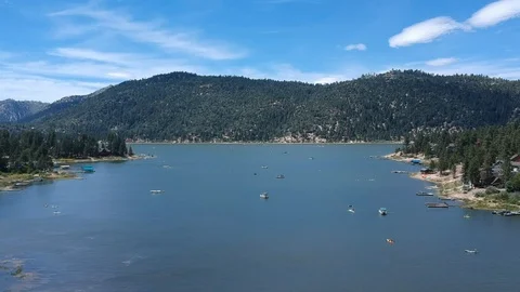 Summer at the lake Stock Footage