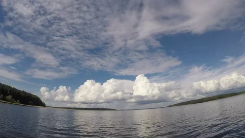 Summer Lake Seliger Landscape Video stock 77246477