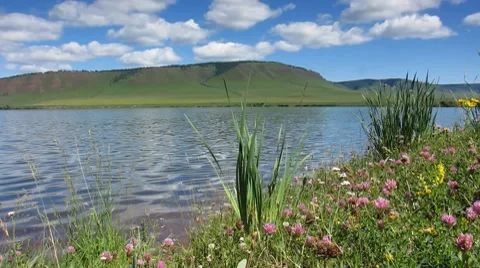Summer Lake001 Stock Footage 8775947