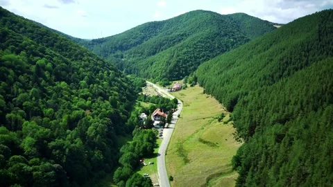 Summer landscape capturate from drone Video stock 244340315