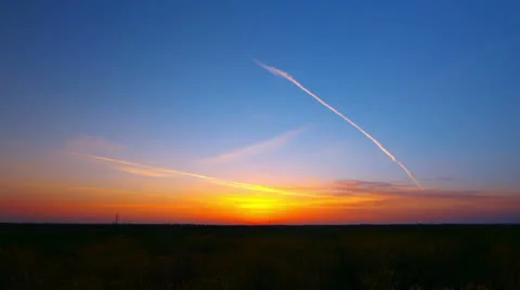 Summer landscape - dawn Stock Footage 23419292