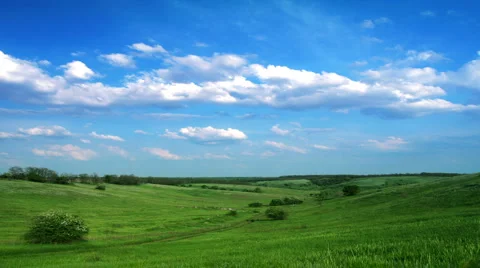 Summer landscape Stock Footage 6883144