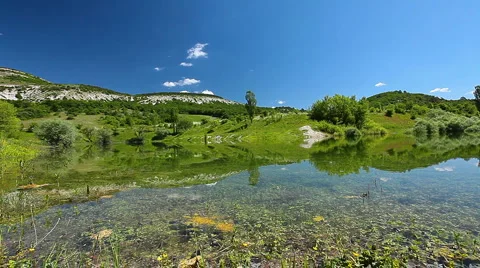 Summer landscape Stock Footage 6933281