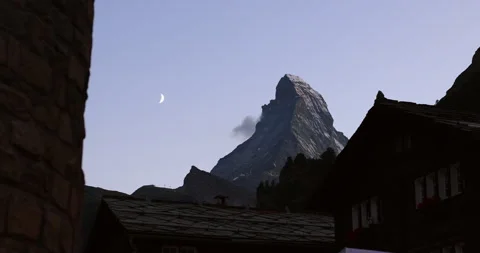 Summer Landscape Of The Matterhorn Mountain Stock Footage 299451468