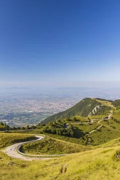 Summer landscape near Monte Grappa, Northern Italy 写真素材