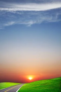 Summer landscape Foto stock