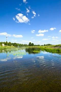 Summer landscape Stock Photos