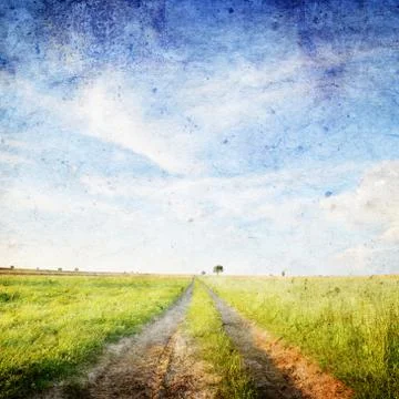 Summer landscape Stock Photos