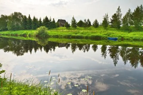 Summer landscape Stock Photos
