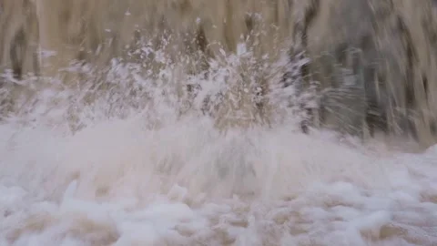 Summer landscape, river against the background of mountains Stock-Footage 280819393