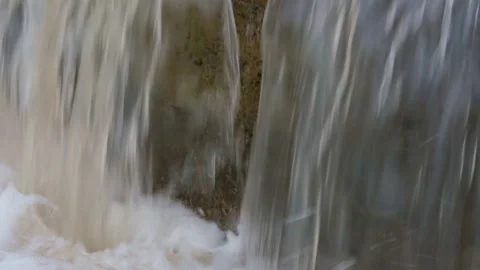 Summer landscape, river against the background of mountains Stock Footage 285473572