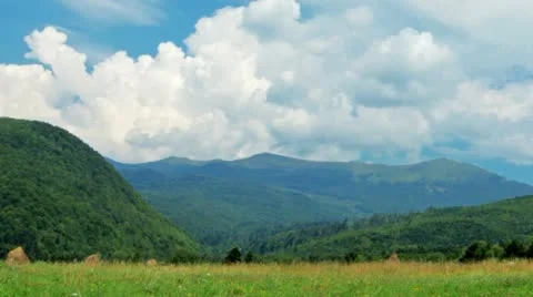 Summer landscape. timelapse Stock Footage 11888143