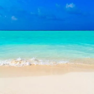 Summer landscape of tropical beach Stock Photos