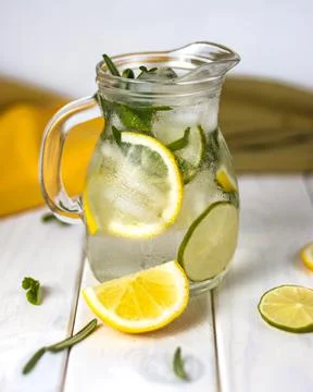 Summer lemonade Stock Photos