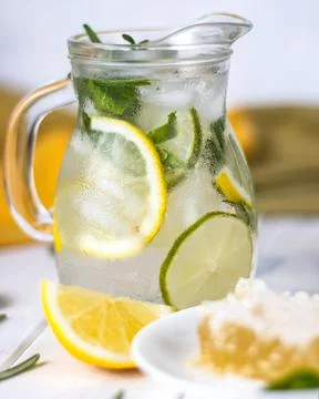 Summer lemonade Stock Photos