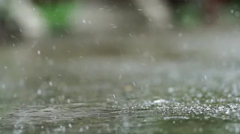 Summer lightning, rain on the floor 스톡 동영상 53525512