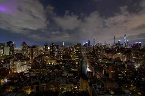 Summer Lightning Storm Cityscape (4 of 6) Stock Footage 138279619