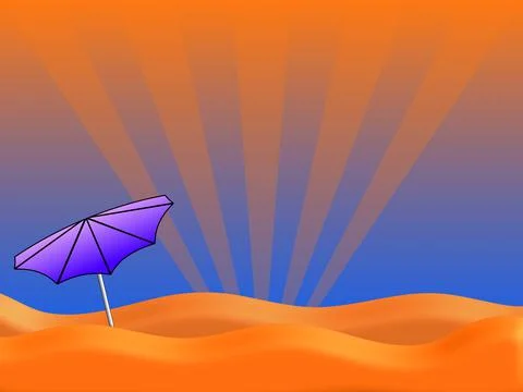 Summer lights Stock Illustration