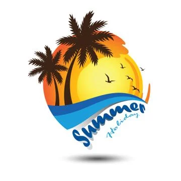 Summer logo 3 Stock Illustration