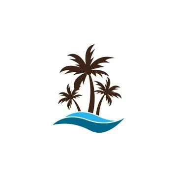 Summer logo icon template Stock Illustration