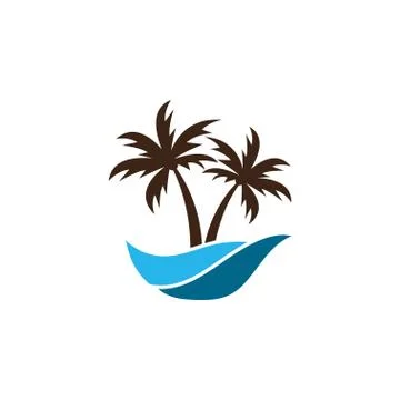 Summer logo icon template Stock Illustration
