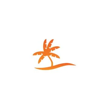Summer logo icon template Stock Illustration