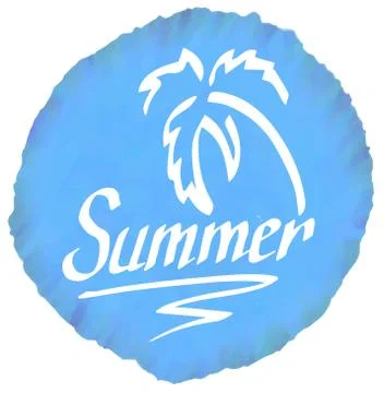 Summer logo Stock Illustration