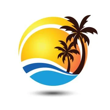 Summer logo Stock Illustration