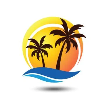 Summer logo Stock Illustration
