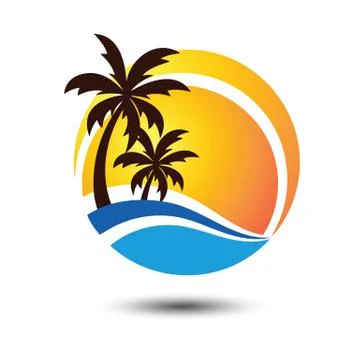 Summer logo Stock Illustration