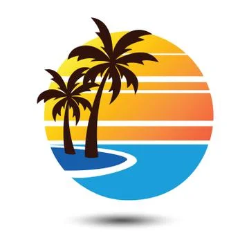Summer logo Stock Illustration