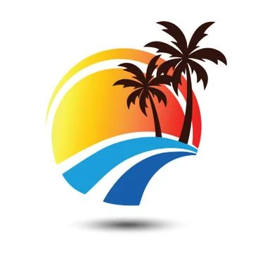 Summer logo Stock Illustration