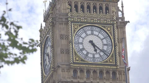 Summer In London - Big Ben Stock Footage 39642853