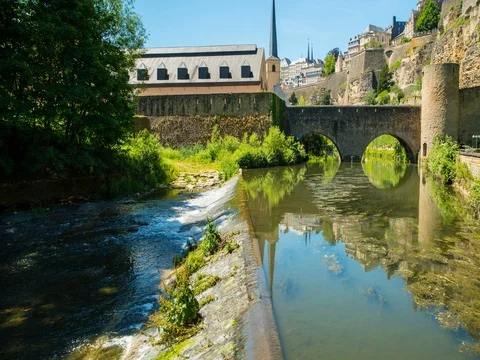 Summer in Luxembourg Stock Footage 80316511