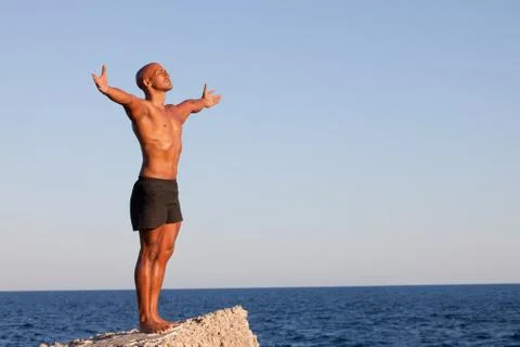 Summer man Stock Photos
