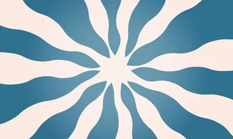 Summer marine abstract simple background of wavy white lines on blue backgrou Stock Illustration