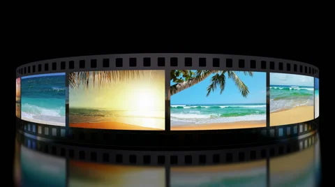 Summer memories animation Stockbeeldmateriaal 59148752