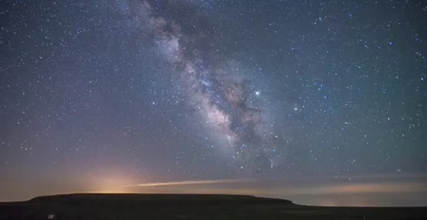 Summer Milky Way Time-lapse Video stock 312935376