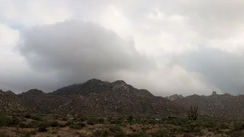Summer Monsoon Storm Clouds Gather In Arizona Stock Footage 159174909