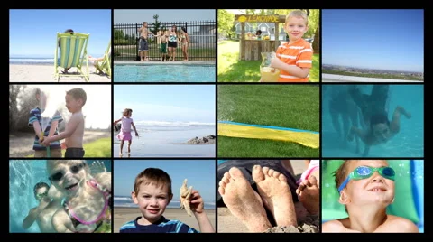 Summer Montage Stock Footage 62380450