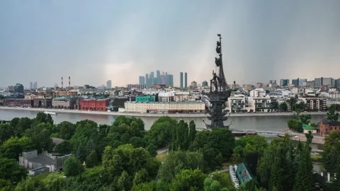Summer in Moscow Stock Footage 200718823