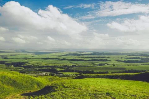Summer mountain landscape Stock Photos