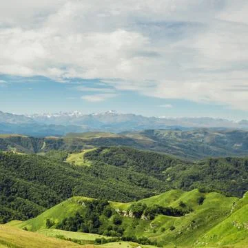 Summer mountain landscape Foto stock