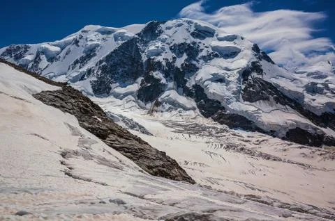 The summer mountain landscape Stock Photos