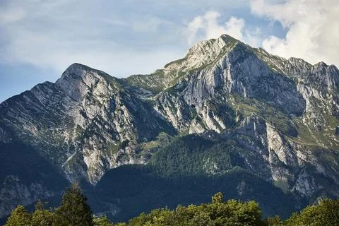 Summer Mountain Landscape Stock Photos