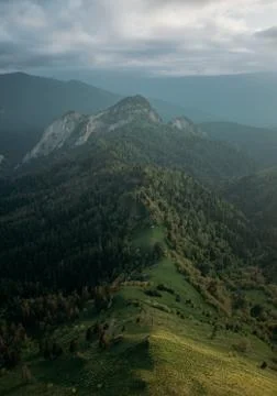 Summer mountain ridge. Stock Photos
