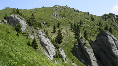 Summer mountain route Stock Footage 25060147