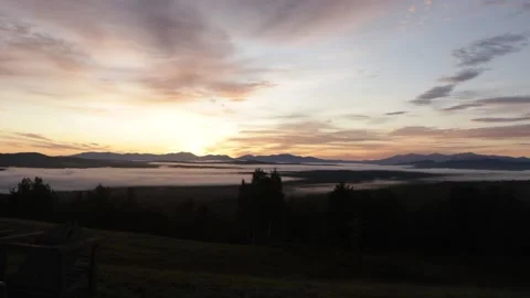 Summer Mountain Sunrise Stock-Footage 142100075